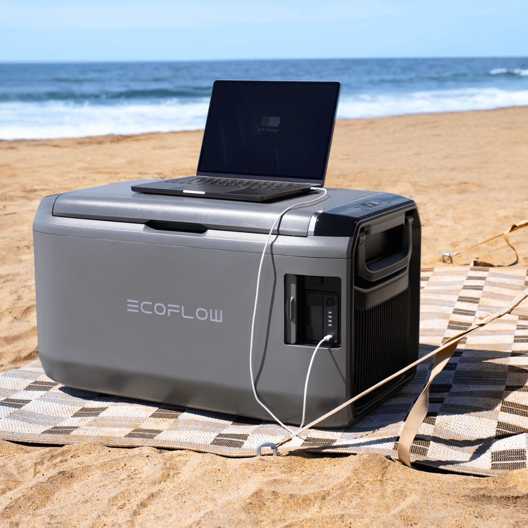 EcoFlow Glacier Classic Tragbare Kompressor Kühlbox 35 Liter