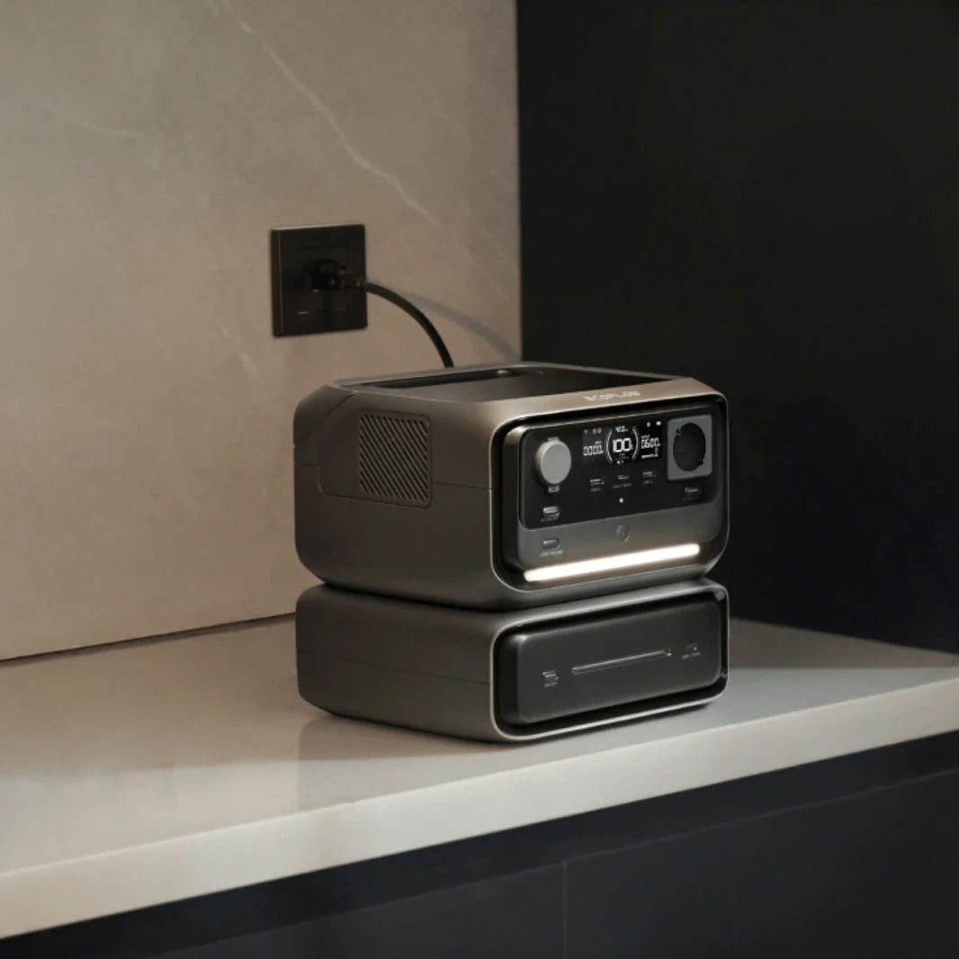 EcoFlow River 3 Max Powerstation 286 Wh + Zusatzbatterie 286 Wh