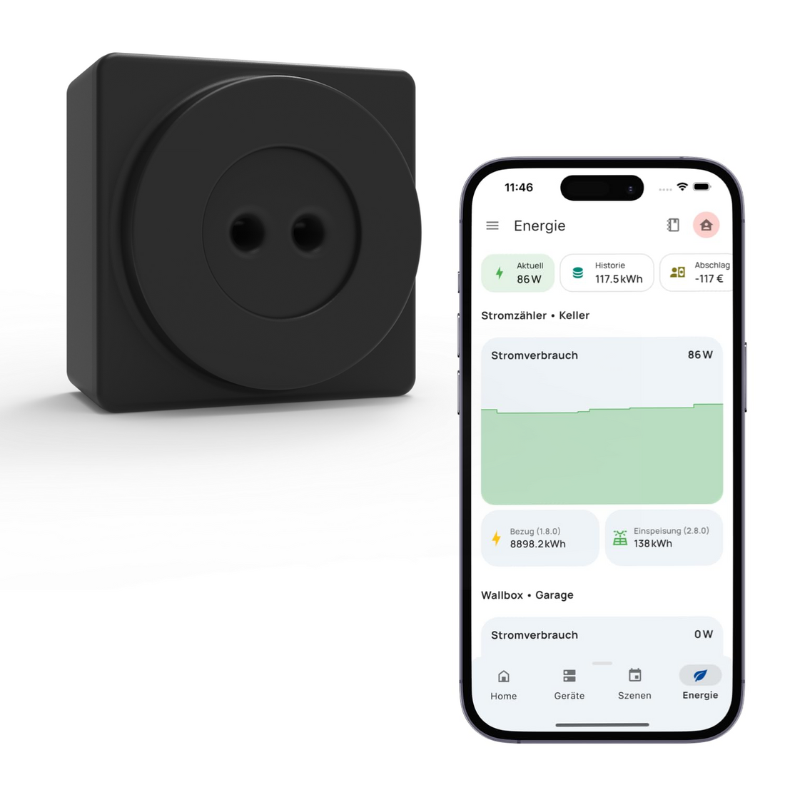 everHome EcoTracker IR - Stromzähler EHZ auslesen - inkl. App B-Ware