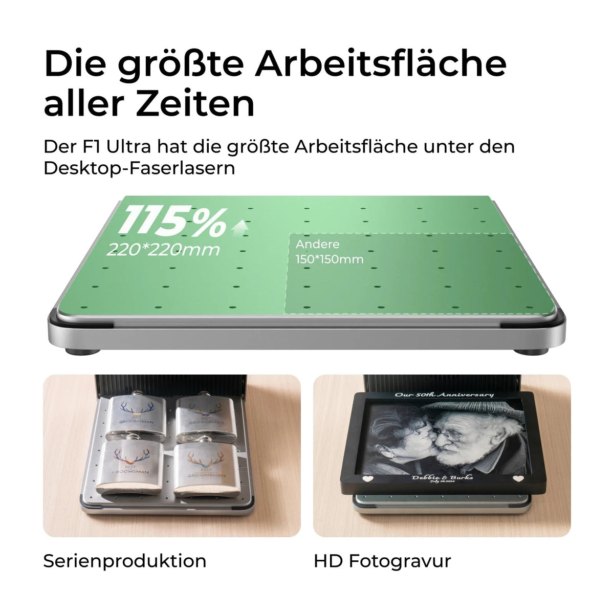 xTool F1 Ultra Dual-Lasergravierer