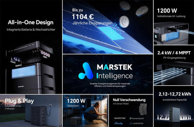 Marstek Marstek Venus A All - in - One Balkonkraftwerkspeicher 2,12 kWh – Balkonkraftwerk, All in One – Bild 3