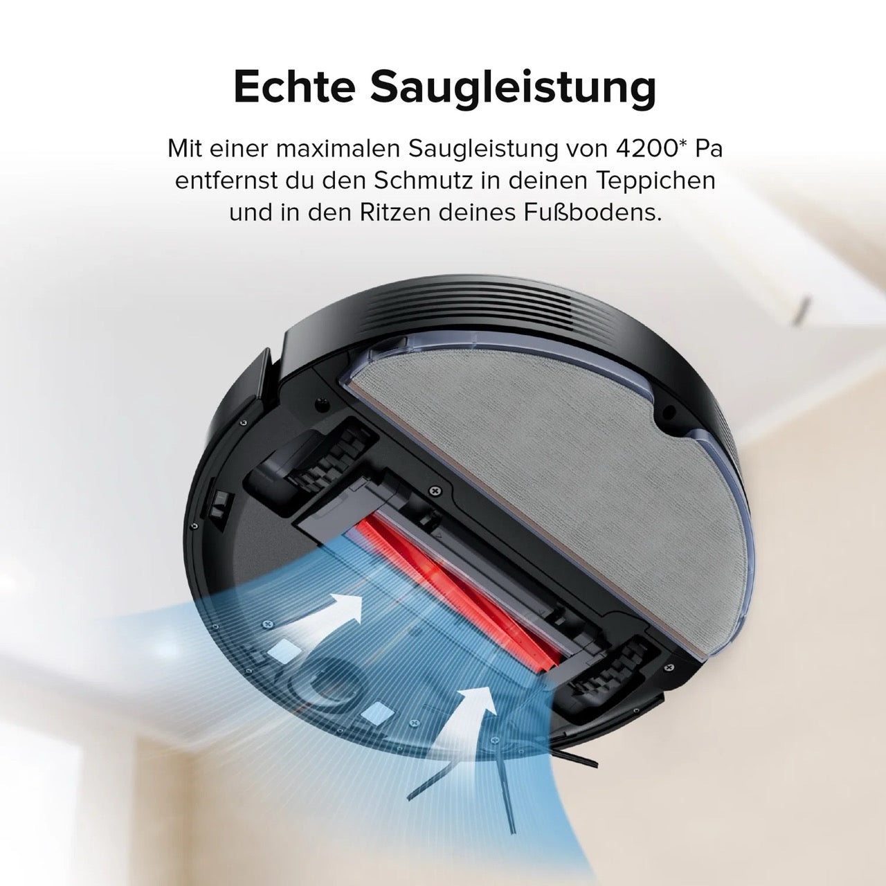Roborock Q7 Max+ vacuum mopping robot with emptying station