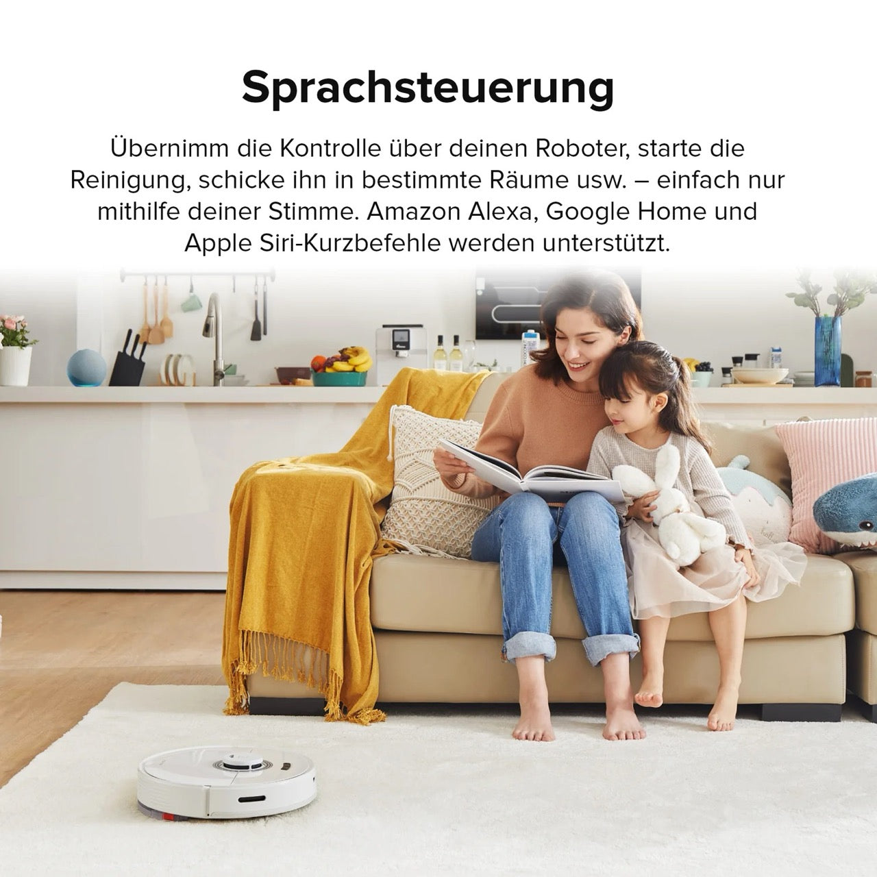 Roborock Q7 Max+ vacuum mopping robot with emptying station