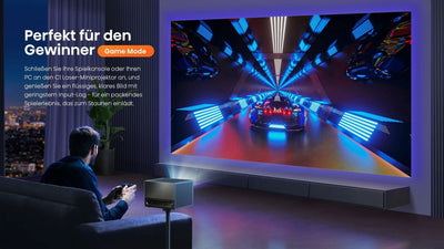 Hisense Hisense C1 Laser Projektor Bundle (C1 Smart Mini Projektor + Ultrakurzdistanz - Leinwand DLT100 - B1 100 Zoll) – Laser TV – Bild 11