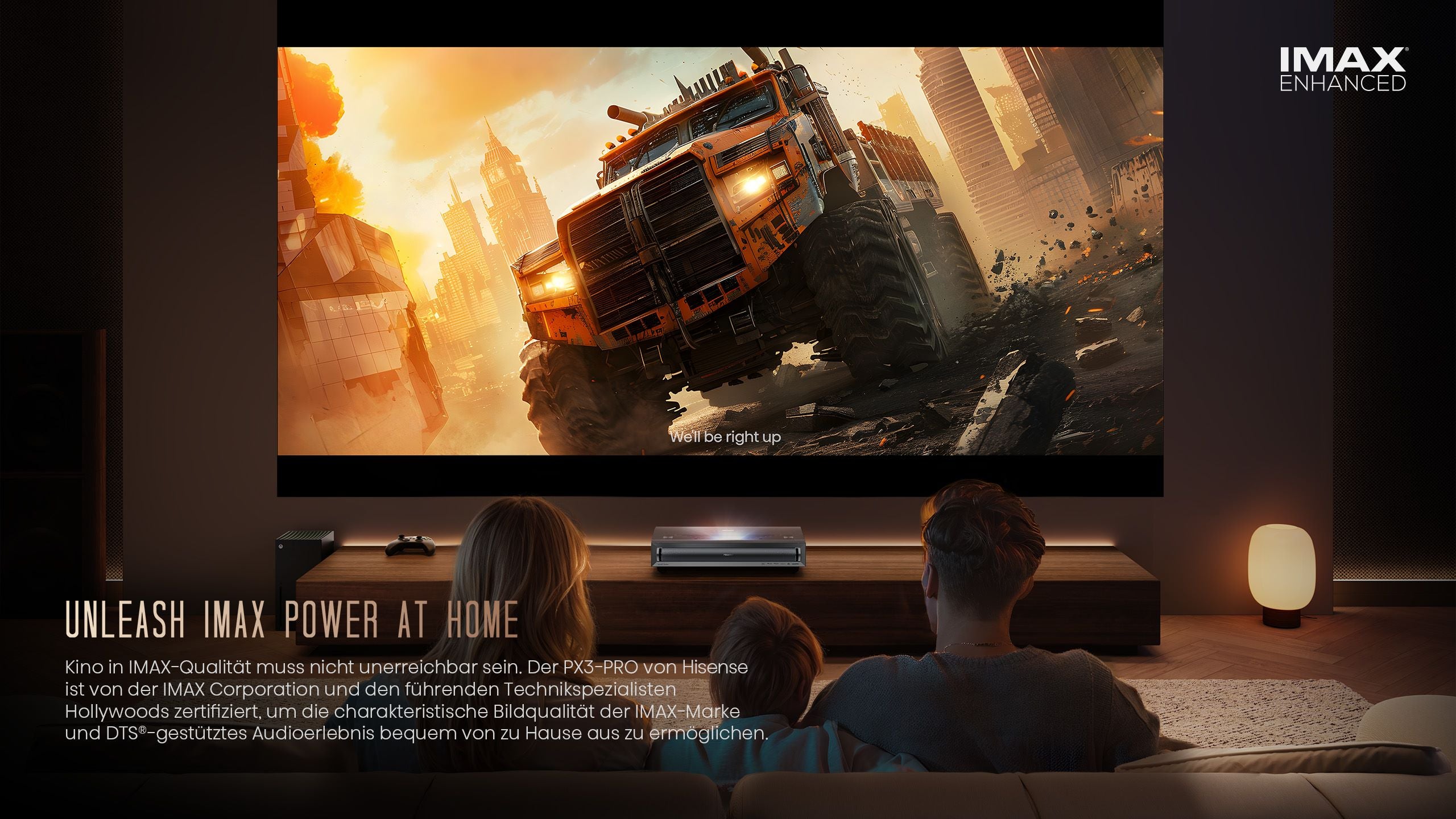 Hisense PX3 PRO ultra short throw projector laser TV