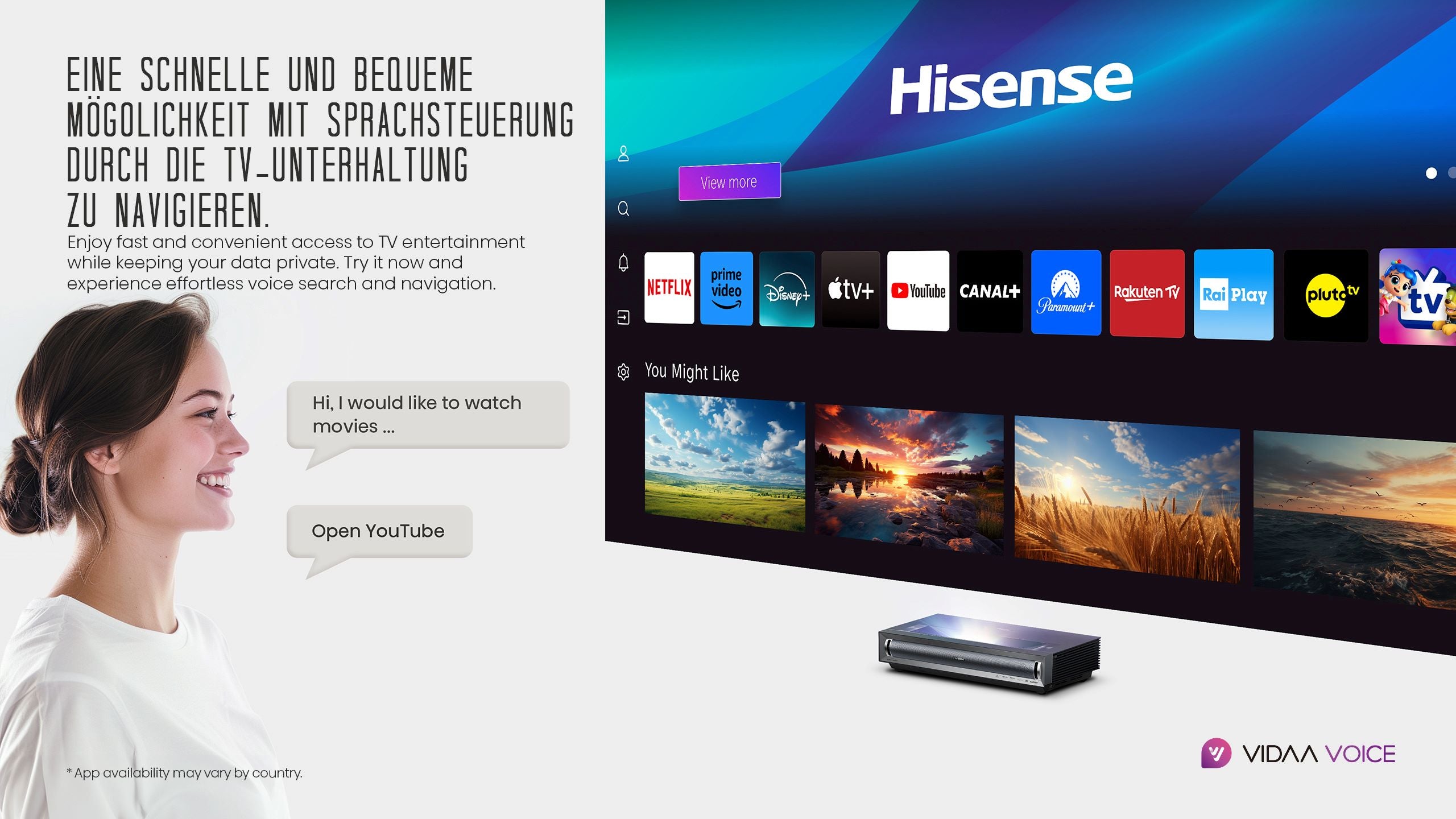 Hisense PX3 PRO ultra short throw projector laser TV