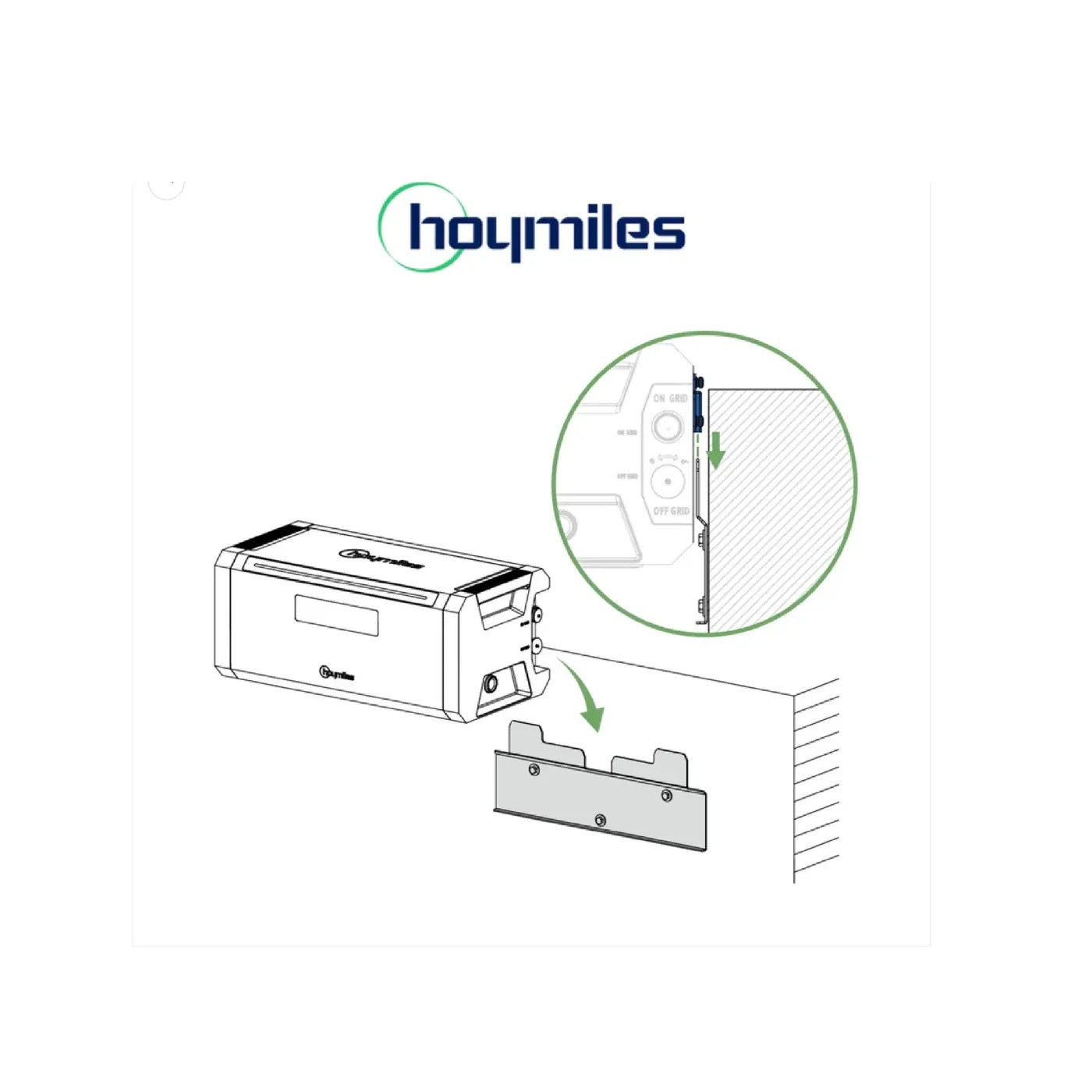 Hoymiles Wandhalterung für HiBattery HB-1920-AC