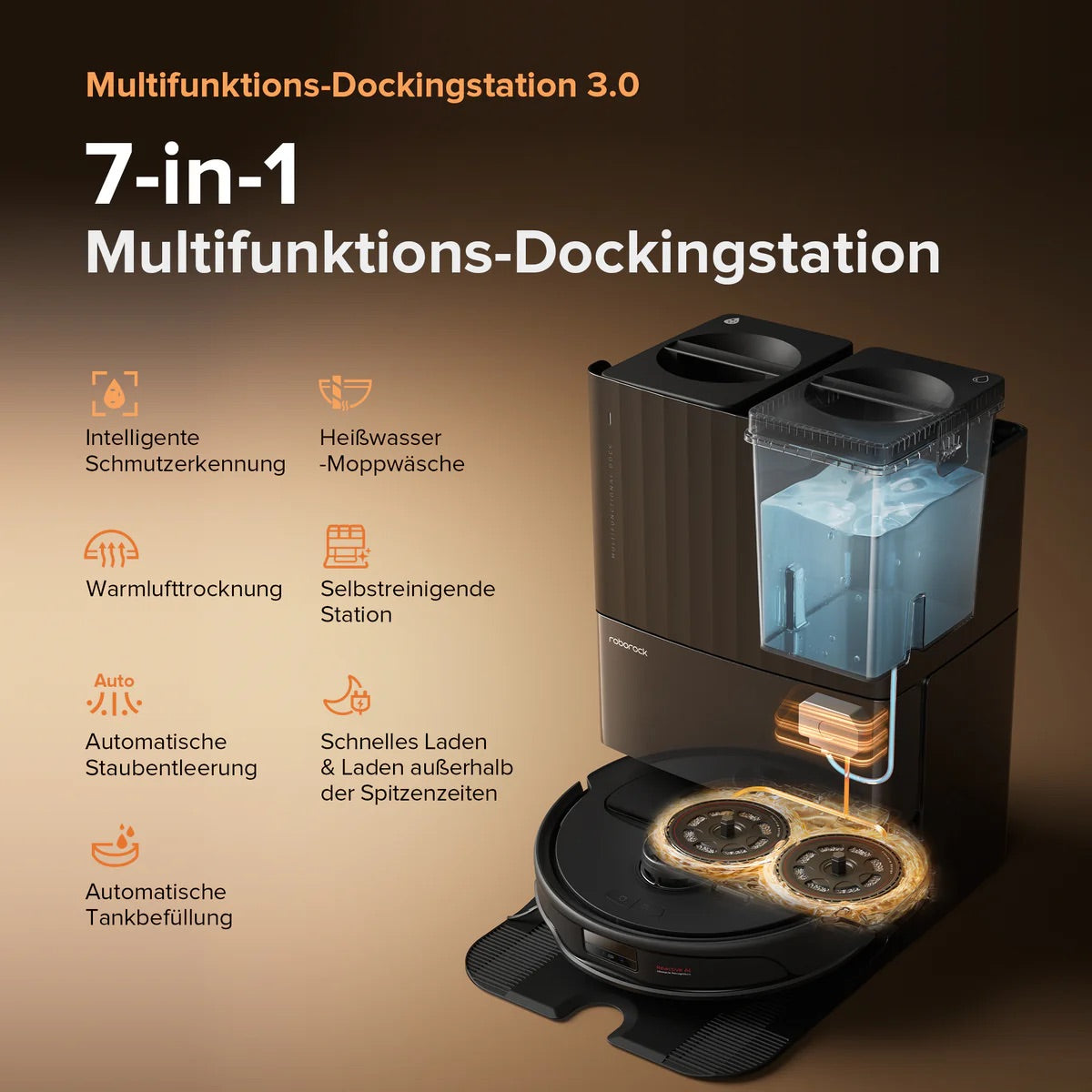 Roborock Qrevo Master vacuum robot with multifunctional docking station 3.0