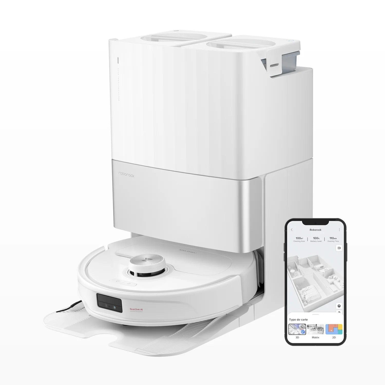 Roborock Qrevo Master vacuum robot with multifunctional docking station 3.0