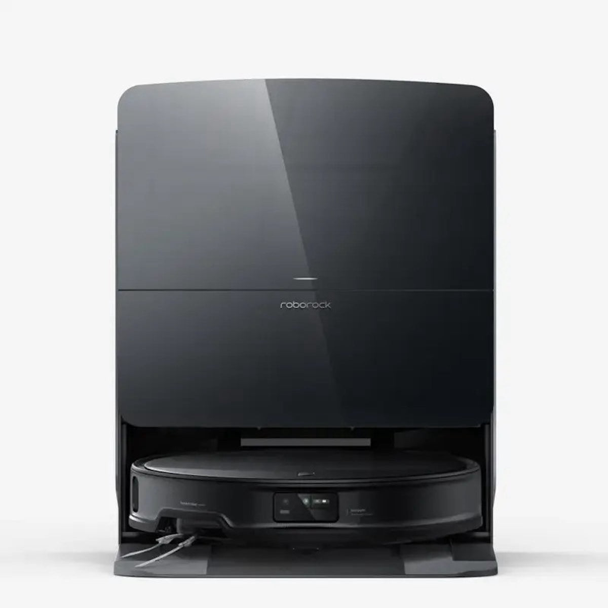 Roborock Saros 10R robot vacuum cleaner with dual anti-tangle system and dock black