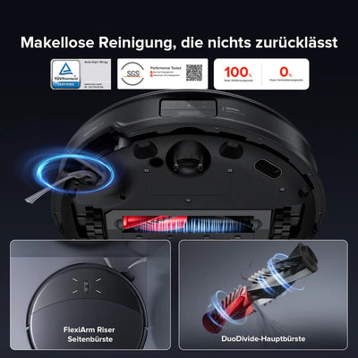ROBOROCK Roborock Saros 10R Saugroboter mit Dual Anti - Tangle System und Dock schwarz – Saugroboter – Bild 4