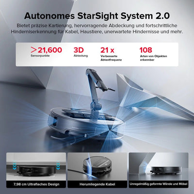 ROBOROCK Roborock Saros Z70 Staubsaugerroboter mit mechanischem OmniGrip™ Arm – Saugroboter – Bild 4