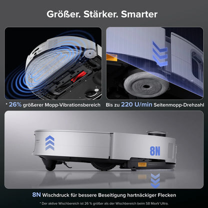 Roborock Saros 10 Saugroboter mit Dual Anti-Tangle System und Dock B-Ware