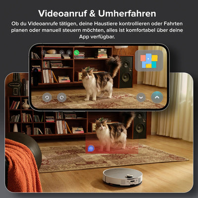 Roborock Saros 10 robot vacuum cleaner with dual anti-tangle system and dock
