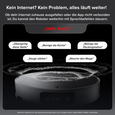 Roborock Saros 10 robot vacuum cleaner with dual anti-tangle system and dock