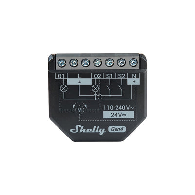 Shelly 2PM Gen4 - 2-Kanal-Smart-Relays, 4er Pack