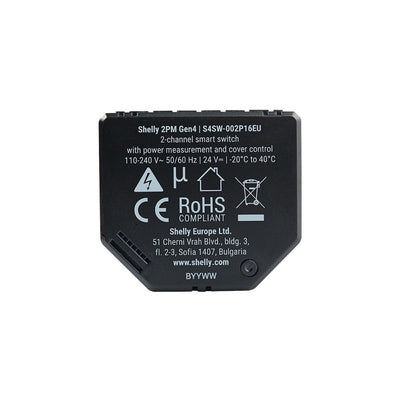 Shelly 2PM Gen4 - 2-Kanal-Smart-Relays