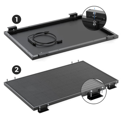 EcoFlow Montagefüße für starres Photovoltaik Modul 100W