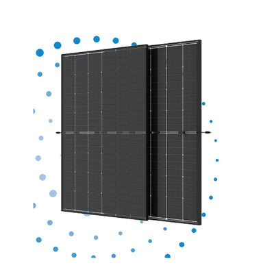 Trina Vertex S+ N-Type Dual Glass 465W - 1500V Black Frame Solar Panel