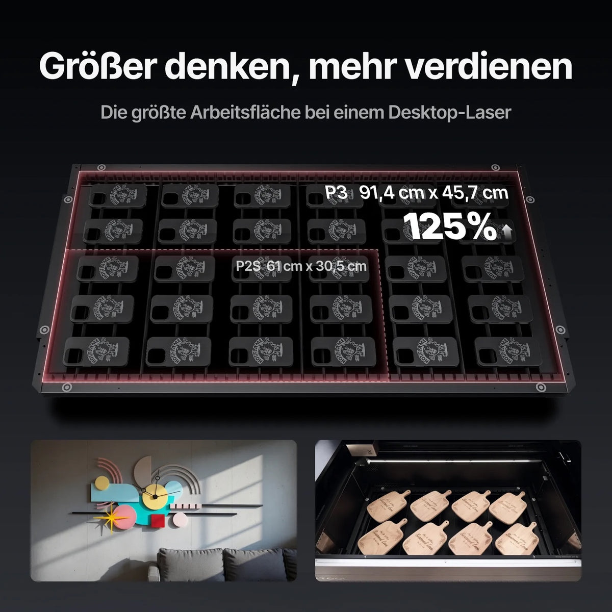 xTool P3 80W CO2-Laserschneider mit intelligenter Automatisierung