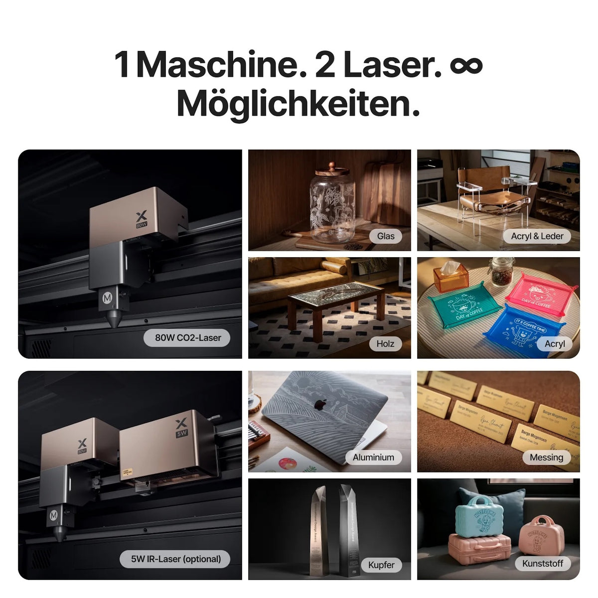 xTool P3 80W CO2-Laserschneider mit intelligenter Automatisierung
